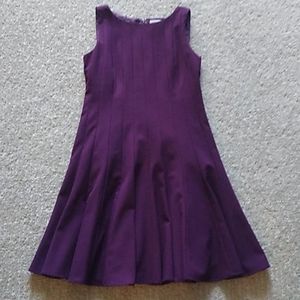 Calvin Klein Dress Plum Fit & Flare